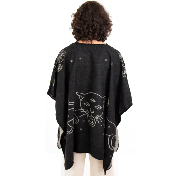 PONCHO VALLADOLID GRAY