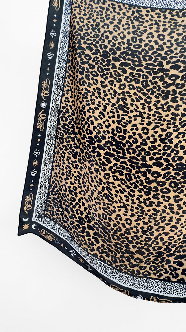 Pañuelo de Seda Jaguar ANIMAL PRINT