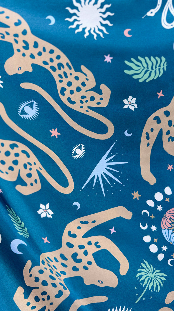 Pañuelo de Seda Jaguar ESMERALDA