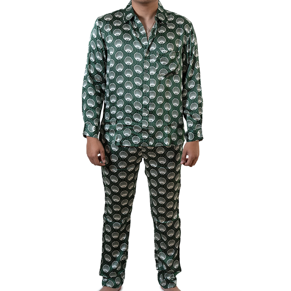 Pijama Set Verde