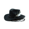 Tuluminati Hats | AMANKAYA II | Sombrero Hecho A Mano Lana Collares Hilo Cuarzo Detalles Bordados Plumas Pavo Real Unisex Hombre Mujer Tulum Mexico Playa Pueblo Magico Moda Elegante Verano Fiesta Diseñador Cowboy Estilo Unico Edicion Limitada Artesanal Mexicana.