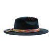 Tuluminati Hats | CHÉEL | Sombrero Hecho A Mano Gamuza Color Negro Gris Camello Detalles Bordados Tiras Rusticas Aplicacion Turquesas Redondas Unisex Hombre Mujer Tulum Mexico Playa Pueblo Magico Moda Elegante Verano Fiesta Diseñador Cowboy Estilo Unico Edicion Limitada Outfit Artesanal Mexicana Bohemio Alta Calidad.