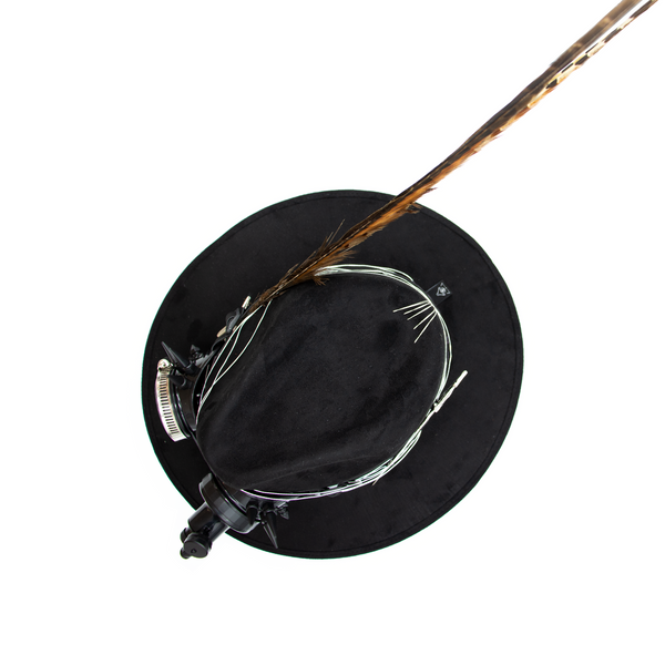 Tuluminati Hats | GALACTICO | Sombrero Hecho A Mano Gamuza Detalles Bordados Aplicacion Alambre Espada Reloj Googles Unisex Hombre Mujer Tulum Mexico Playa Pueblo Magico Moda Elegante Verano Fiesta Diseñador Cowboy Estilo Unico Edicion Limitada Outfit Artesanal Mexicana Bohemio Alta Calidad.