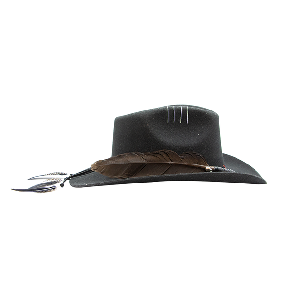 Tuluminati Hats | CAZARIN | Sombrero Hecho A Mano Lana Aplicacion Naipe Quemado Detalles Bordados UnicosCola Decorada Plumas Unisex Hombre Mujer Tulum Mexico Playa Pueblo Magico Moda Elegante Verano Fiesta Diseñador Cowboy Estilo Unico Edicion Limitada Outfit Artesanal Mexicana Bohemio Alta Calidad.