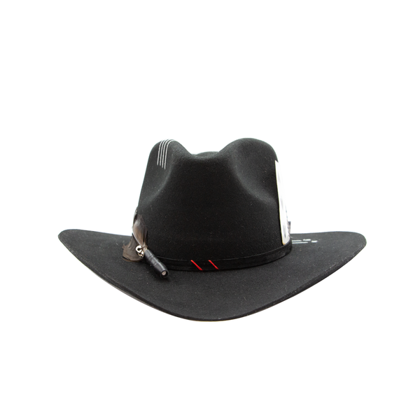 Tuluminati Hats | CAZARIN | Sombrero Hecho A Mano Lana Aplicacion Naipe Quemado Detalles Bordados UnicosCola Decorada Plumas Unisex Hombre Mujer Tulum Mexico Playa Pueblo Magico Moda Elegante Verano Fiesta Diseñador Cowboy Estilo Unico Edicion Limitada Outfit Artesanal Mexicana Bohemio Alta Calidad.