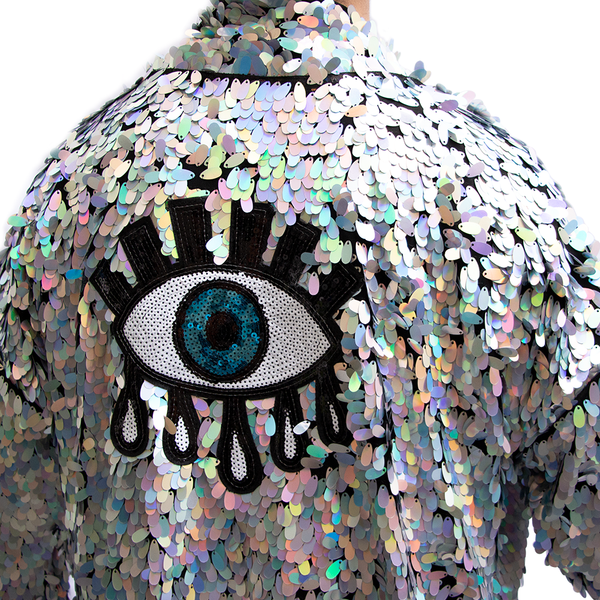 KIMONO TULUMINATI SILVER EYE