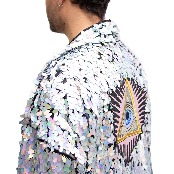 KIMONO TULUMINATI SILVER EYE