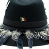 Tuluminati Hats | BURNING MAN | Sombrero Hecho A Mano Lana Googles Plumas Faisan Avestruz Aplicacion Buhos Color Oro Plata Pines Cadena Detalles Bordados Gamuza Unisex Hombre Mujer Tulum Mexico Playa Pueblo Magico Moda Elegante Verano Fiesta Diseñador Cowboy Estilo Unico Edicion Limitada Outfit Artesanal Mexicana Bohemio Alta Calidad.