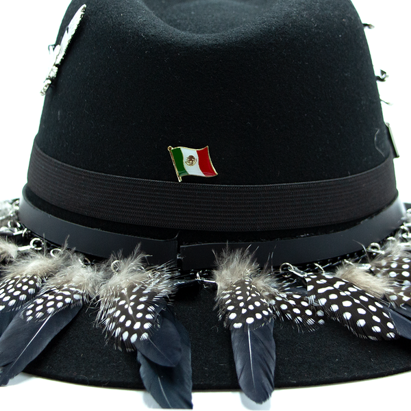 Tuluminati Hats | BURNING MAN | Sombrero Hecho A Mano Lana Googles Plumas Faisan Avestruz Aplicacion Buhos Color Oro Plata Pines Cadena Detalles Bordados Gamuza Unisex Hombre Mujer Tulum Mexico Playa Pueblo Magico Moda Elegante Verano Fiesta Diseñador Cowboy Estilo Unico Edicion Limitada Outfit Artesanal Mexicana Bohemio Alta Calidad.