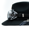 Tuluminati Hats | BURNING MAN | Sombrero Hecho A Mano Lana Googles Plumas Faisan Avestruz Aplicacion Buhos Color Oro Plata Pines Cadena Detalles Bordados Gamuza Unisex Hombre Mujer Tulum Mexico Playa Pueblo Magico Moda Elegante Verano Fiesta Diseñador Cowboy Estilo Unico Edicion Limitada Outfit Artesanal Mexicana Bohemio Alta Calidad.