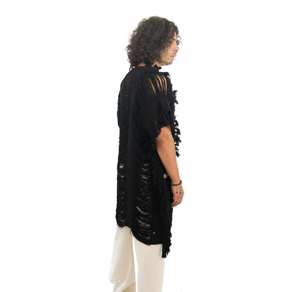 Tuluminati Hats | AZULIK HUMAY | Kimono Abierto Fabricado de Tela Artesanal Capucha Diseñador Tulum Mexico Playa Elegantes Online Alta Calidad Unisex Tendencia Moda Diseño Moderno Seda Estampado Algodon Tradicional Vintage Temporada.
