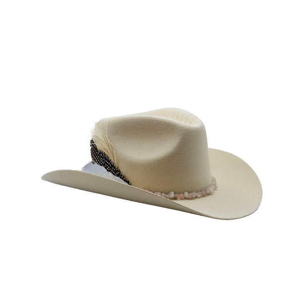 Tuluminati Hats | EDICIÓN LIMITADA VIII | Sombrero Hecho A Mano Lana Plana Piedras Plumas Detalles Bordados Unisex Hombre Mujer Tulum Mexico Playa Pueblo Magico Moda Elegante Verano Fiesta Diseñador Cowboy Estilo Unico Edicion Limitada Artesanal Mexicana.