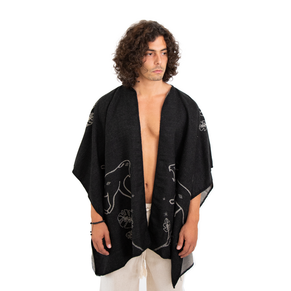 PONCHO VALLADOLID GRAY