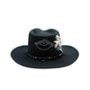Tuluminati Hats | AMANKAYA II | Sombrero Hecho A Mano Lana Collares Hilo Cuarzo Detalles Bordados Plumas Pavo Real Unisex Hombre Mujer Tulum Mexico Playa Pueblo Magico Moda Elegante Verano Fiesta Diseñador Cowboy Estilo Unico Edicion Limitada Artesanal Mexicana.