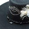 Tuluminati Hats | AMANKAYA II | Sombrero Hecho A Mano Lana Collares Hilo Cuarzo Detalles Bordados Plumas Pavo Real Unisex Hombre Mujer Tulum Mexico Playa Pueblo Magico Moda Elegante Verano Fiesta Diseñador Cowboy Estilo Unico Edicion Limitada Artesanal Mexicana.