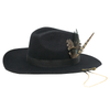 Tuluminati Hats | AYIKAL | Sombrero Hecho A Mano Lana Horma Levantada Detalles Bordados Pluma Faisan Pava Cuervo Edicion Limitada Unisex Hombre Mujer Tulum Mexico Playa Pueblo Magico Moda Elegante Verano Fiesta Diseñador Cowboy Estilo Unico Edicion Limitada Artesanal Mexicana.