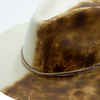 Tuluminati Hats | BALAM | Sombrero Artesanal Unico Hecho A Mano Lana Plana Quemada Detalles Hilo Encerado Yute Bordados Unisex Hombre Mujer Tulum Mexico Playa Pueblo Magico Moda Elegante Verano Fiesta Diseñador Cowboy Estilo Unico Edicion Limitada Artesanal Mexicana.
