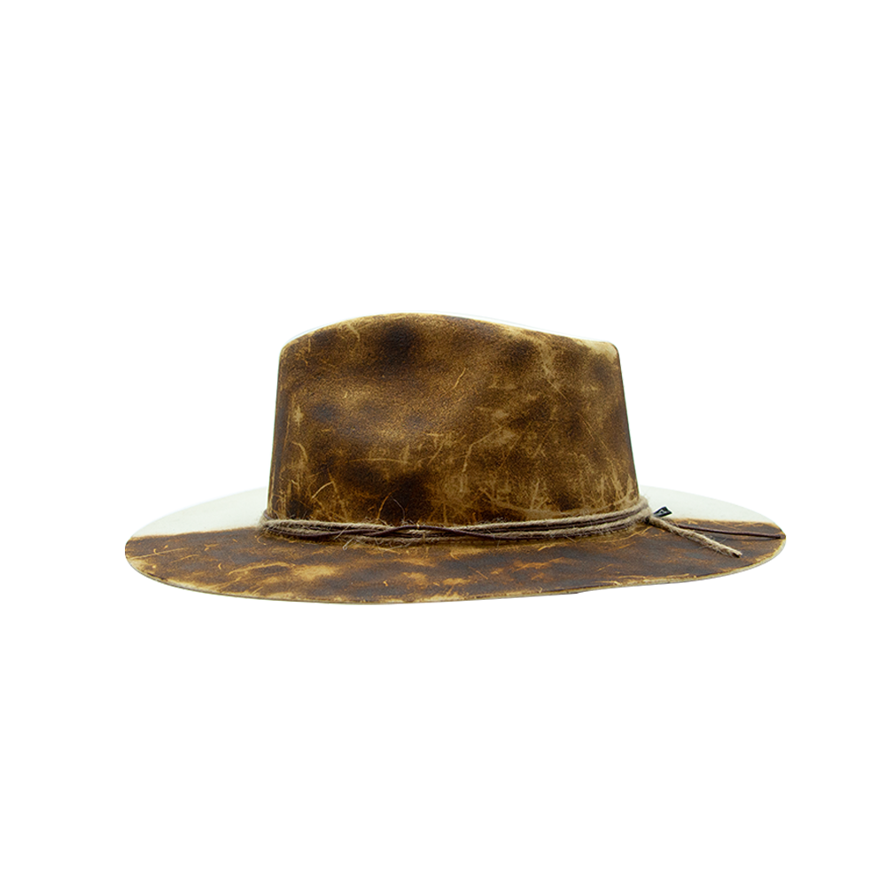 Tuluminati Hats | BALAM | Sombrero Artesanal Unico Hecho A Mano Lana Plana Quemada Detalles Hilo Encerado Yute Bordados Unisex Hombre Mujer Tulum Mexico Playa Pueblo Magico Moda Elegante Verano Fiesta Diseñador Cowboy Estilo Unico Edicion Limitada Artesanal Mexicana.