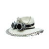 Tuluminati Hats | BURNING MAN | Sombrero Hecho A Mano Lana Googles Plumas Faisan Avestruz Aplicacion Buhos Color Oro Plata Cadena Plumas Negras Detalles Bordados Unisex Hombre Mujer Tulum Mexico Playa Pueblo Magico Moda Elegante Verano Fiesta Diseñador Cowboy Estilo Unico Edicion Limitada Outfit Artesanal Mexicana Bohemio Alta Calidad.