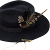 Tuluminati Hats | AYIKAL | Sombrero Hecho A Mano Lana Horma Levantada Detalles Bordados Pluma Faisan Pava Cuervo Edicion Limitada Unisex Hombre Mujer Tulum Mexico Playa Pueblo Magico Moda Elegante Verano Fiesta Diseñador Cowboy Estilo Unico Edicion Limitada Artesanal Mexicana.