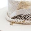  Tuluminati Hats | CHIKIN II | Sombrero Hecho A Mano Lana Blanco con Cuerda Algodon Toques Bordados Plumas Blancas Pavo Real Avestruz Ganso Faisan Plateado Pin Dorado Detalles Bordados Chaquira Huichol Unisex Hombre Mujer Tulum Mexico Playa Pueblo Magico Moda Elegante Verano Fiesta Diseñador Cowboy Estilo Unico Edicion Limitada Outfit Artesanal Mexicana Bohemio Alta Calidad.