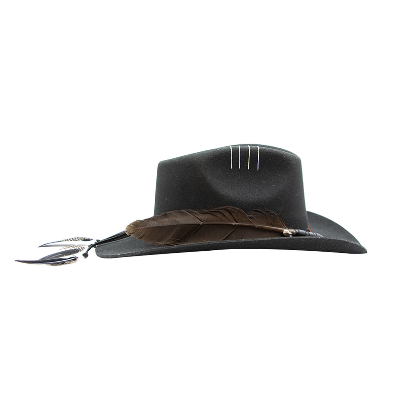 Tuluminati Hats | CAZARIN | Sombrero Hecho A Mano Lana Aplicacion Naipe Quemado Detalles Bordados Unicos  Cola Decorada Plumas Unisex Hombre Mujer Tulum Mexico Playa Pueblo Magico Moda Elegante Verano Fiesta Diseñador Cowboy Estilo Unico Edicion Limitada Outfit Artesanal Mexicana Bohemio Alta Calidad.