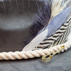 Tuluminati Hats | CHIKIN | Sombrero Hecho A Mano Lana Blanco Cuerda Algodon Toques Bordados Plumas Blancas Pavo Real Avestruz Ganso Faisan Plateado Pin Dorado Detalles Bordados Unisex Hombre Mujer Tulum Mexico Playa Pueblo Magico Moda Elegante Verano Fiesta Diseñador Cowboy Estilo Unico Edicion Limitada Outfit Artesanal Mexicana Bohemio Alta Calidad.