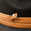 Tuluminati Hats AHAU Sombrero de Gamuza Hecho a Mano Unisex Pluma al Costado Piel Hombre Mujer Tulum Mexico Playa Pueblo Magico Moda Elegante Verano Fiesta Diseñador Cowboy Estilo Unico Edicion Limitada Artesanal Mexicana.
