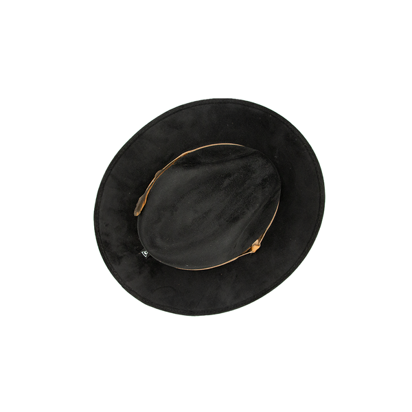 Tuluminati Hats AHAU Sombrero de Gamuza Hecho a Mano Unisex Pluma al Costado Piel Hombre Mujer Tulum Mexico Playa Pueblo Magico Moda Elegante Verano Fiesta Diseñador Cowboy Estilo Unico Edicion Limitada Artesanal Mexicana.