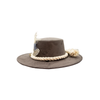  Tuluminati Hats | CHIKIN II | Sombrero Hecho A Mano Lana Blanco con Cuerda Algodon Toques Bordados Plumas Blancas Pavo Real Avestruz Ganso Faisan Plateado Pin Dorado Detalles Bordados Chaquira Huichol Unisex Hombre Mujer Tulum Mexico Playa Pueblo Magico Moda Elegante Verano Fiesta Diseñador Cowboy Estilo Unico Edicion Limitada Outfit Artesanal Mexicana Bohemio Alta Calidad.