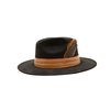 Tuluminati Hats AHAU Sombrero de Gamuza Hecho a Mano Unisex Pluma al Costado Piel Hombre Mujer Tulum Mexico Playa Pueblo Magico Moda Elegante Verano Fiesta Diseñador Cowboy Estilo Unico Edicion Limitada Artesanal Mexicana.