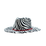 Tuluminati Hats | CEBRA | Sombrero Hecho A Mano de Peluche con Tira de Terciopelo Rojo Detalles Bordados Gamuza Unisex Hombre Mujer Tulum Mexico Playa Pueblo Magico Moda Elegante Verano Fiesta Diseñador Cowboy Estilo Unico Edicion Limitada Outfit Artesanal Mexicana Bohemio Alta Calidad.