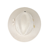 Tuluminati Hats | CHIKIN | Sombrero Hecho A Mano Lana Blanco con Cuerda Algodon Toques Bordados Plumas Blancas Pavo Real Avestruz Ganso Faisan Plateado Pin Dorado Detalles Bordados Chaquira Huichol Unisex Hombre Mujer Tulum Mexico Playa Pueblo Magico Moda Elegante Verano Fiesta Diseñador Cowboy Estilo Unico Edicion Limitada Outfit Artesanal Mexicana Bohemio Alta Calidad.
