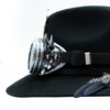Tuluminati Hats | BURNING MAN | Sombrero Hecho A Mano Lana Googles Plumas Faisan Avestruz Aplicacion Buhos Color Oro Plata Pines Cadena Detalles Bordados Gamuza Unisex Hombre Mujer Tulum Mexico Playa Pueblo Magico Moda Elegante Verano Fiesta Diseñador Cowboy Estilo Unico Edicion Limitada Outfit Artesanal Mexicana Bohemio Alta Calidad.