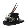 Tuluminati Hats | BURNING MAN | Sombrero Hecho A Mano Lana Googles Plumas Faisan Avestruz Aplicacion Buhos Color Oro Plata Cadena Plumas Negras Detalles Bordados Unisex Hombre Mujer Tulum Mexico Playa Pueblo Magico Moda Elegante Verano Fiesta Diseñador Cowboy Estilo Unico Edicion Limitada Outfit Artesanal Mexicana Bohemio Alta Calidad.