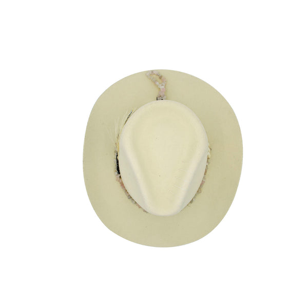 Tuluminati Hats | EDICIÓN LIMITADA VIII | Sombrero Hecho A Mano Lana Plana Piedras Plumas Detalles Bordados Unisex Hombre Mujer Tulum Mexico Playa Pueblo Magico Moda Elegante Verano Fiesta Diseñador Cowboy Estilo Unico Edicion Limitada Artesanal Mexicana.
