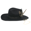 Tuluminati Hats | AYIKAL | Sombrero Hecho A Mano Lana Horma Levantada Detalles Bordados Pluma Faisan Pava Cuervo Edicion Limitada Unisex Hombre Mujer Tulum Mexico Playa Pueblo Magico Moda Elegante Verano Fiesta Diseñador Cowboy Estilo Unico Edicion Limitada Artesanal Mexicana.
